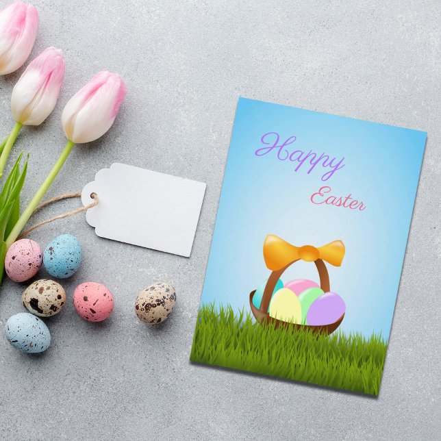 Funny colorful Easter eggs Holidays Card (Creator Uploaded)