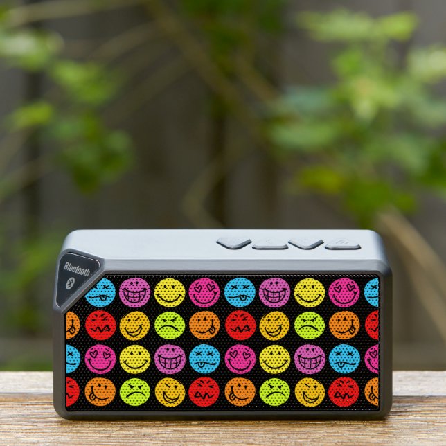 Funny Colorful Faces Bluetooth Speaker (Insitu(Outdoor))