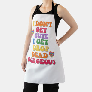 Funny Colorful LGBTQ Pride Month Apron