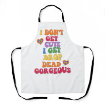 Funny Colorful LGBTQ Pride Month Apron