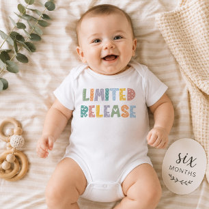 Funny Colorful Newborn Outfit Cute Limited Release Baby Bodysuit