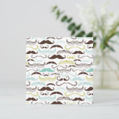 Funny Colorful Pattern for Mustache Lovers (Standing Front)