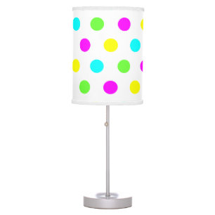 Funny Colorful Polka Dots Kids Table Lamp