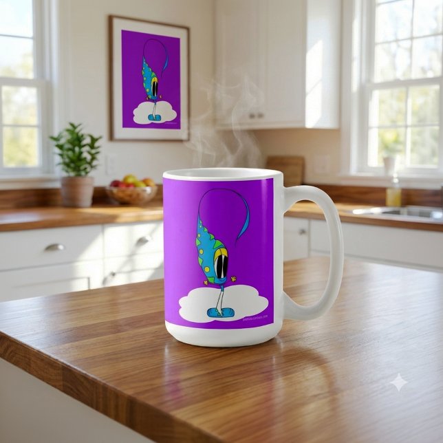 Funny, Colorful, Quirky, Cartoon Character Coffee Mug (Take a look at this very cool cartoon character mug!)