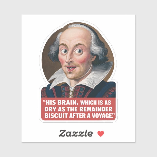 Funny Colorful Quote Clever Insult Humor Sticker (Sheet)