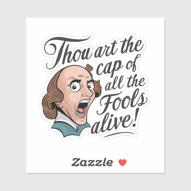 Funny Colorful Quote Insult Humor Sass Sticker (Sheet)