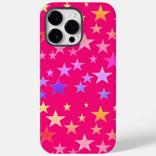 Funny colorful stars pink Cases