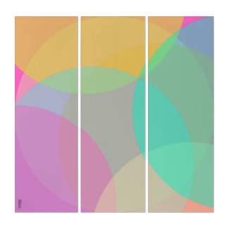 Funny Colorful Triptych