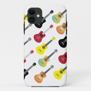 Funny Colorful Ukulele Patterns iPhone 5 Case