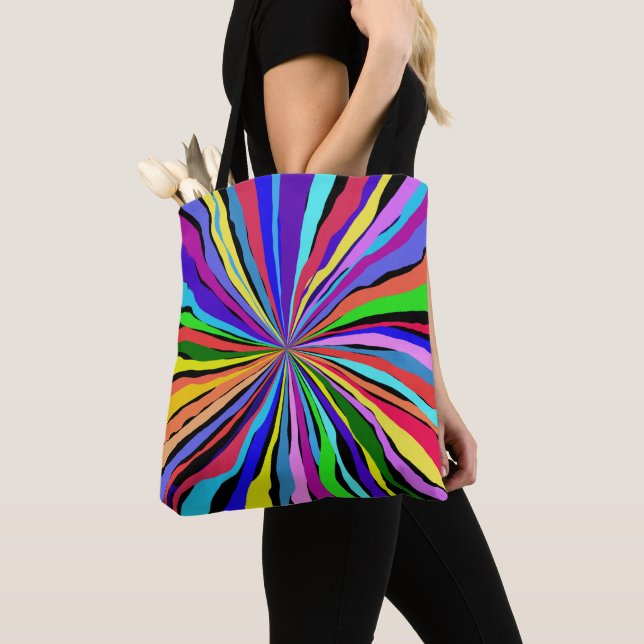 Funny Colors Tote Bag (Close Up)