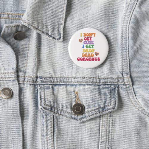 Funny Colourful LGBTQ Pride Month 6 Cm Round Badge Button