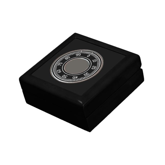 Funny Combination Lock Jewelry Box (Side)