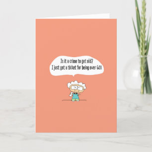 Funny Comic Birthday Greeting Card - 114