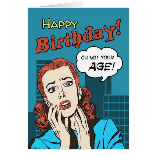 Funny Comic Book Cover Birthday Greeting Card | Zazzle