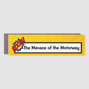 Funny comic book style BOOM cool Bumper Sticker Car Magnet