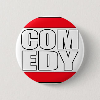 funny Comic Comedy stand up Comedian Button