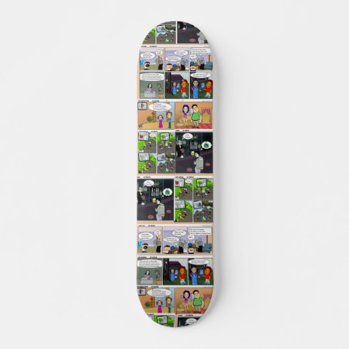 Funny Comics Skateboard