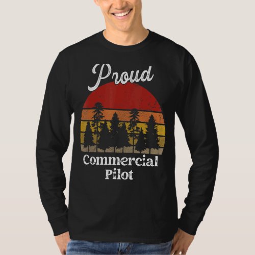 Funny Commercial Pilot Shirts Job Title Profession