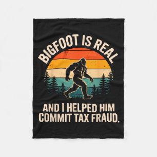 Funny Commit Tax Fraud Design For Men Women Tax Da Fleece Blanket