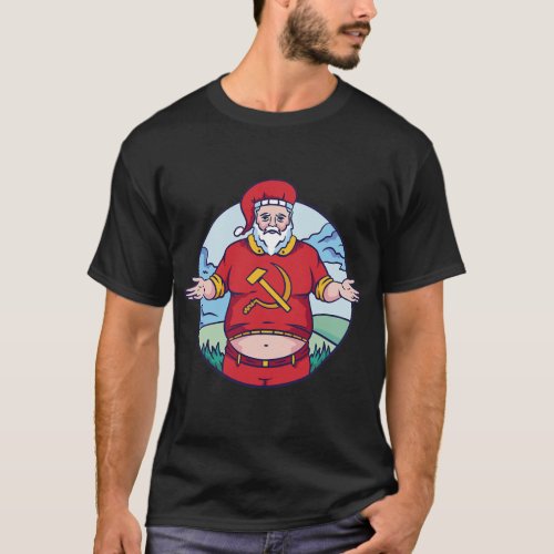 Funny Communist Santa Christmas Communists  T_Shirt