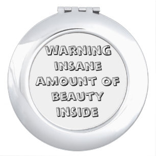 funny compact mirror