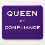 Funny Compliance Job Title Mouse Pad