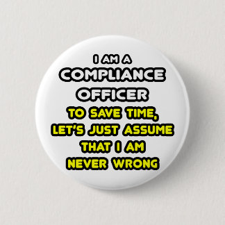 Compliance Officer Joke Gifts on Zazzle