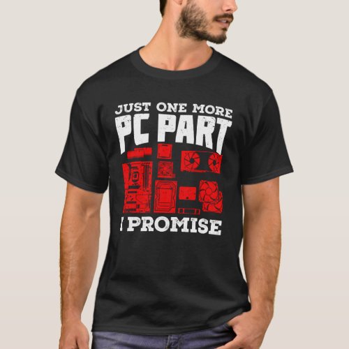 Funny Computer Builder Gaming PC Gamer Gift T_Shirt