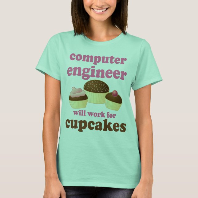 Funny Computer Engineer T-Shirt (Front)