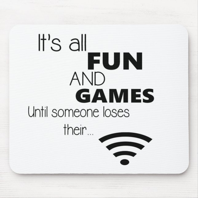 Funny Computer / Internet Quote Mouse Pad (Front)