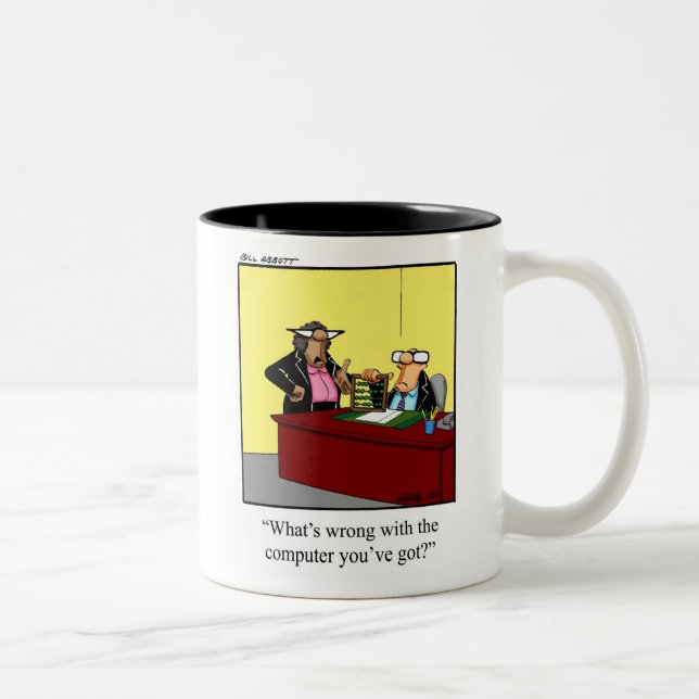Funny Computer Office Humor Mug (Right)