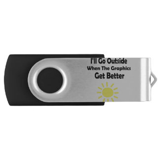 Funny Computer or Gamer Slogan Flash Drive