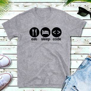 Funny  Computer Programmer Eat Sleep Code T-Shirt