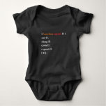 Funny Computer Science Coder Programmer Function Baby Bodysuit Funny Computer Science Coder Programmer Function Baby Bodysuit