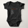 Funny Computer Science Coder Programmer Function Baby Bodysuit