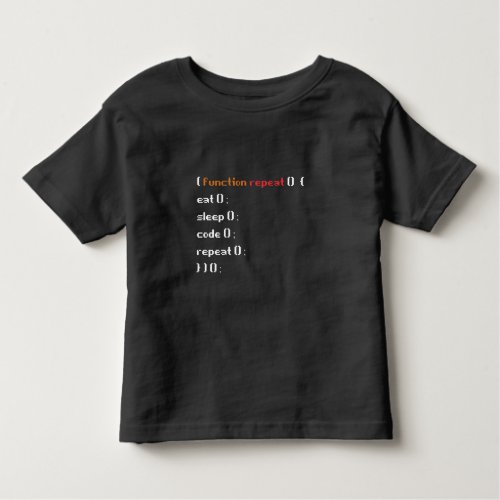 Funny Computer Science Coder Programmer Function Toddler T_shirt