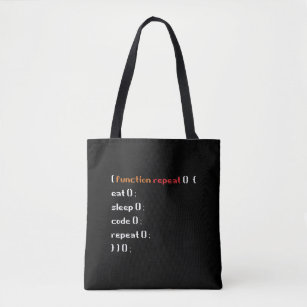 Funny Computer Science Coder Programmer Function Tote Bag