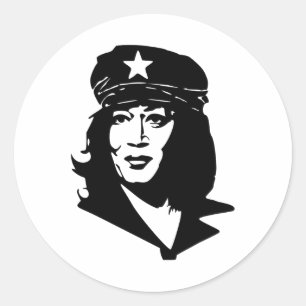 Funny Comrade Kamala Harris Communist Commie Meme Classic Round Sticker