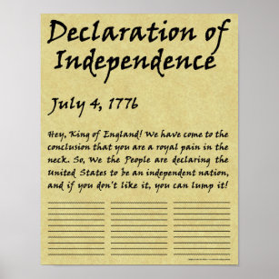 declaration of independence conclusion