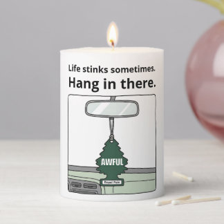 Funny Condolence Cancer Divorce Death Sympathy Pillar Candle