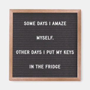 Funny Confidence Quote Magnet