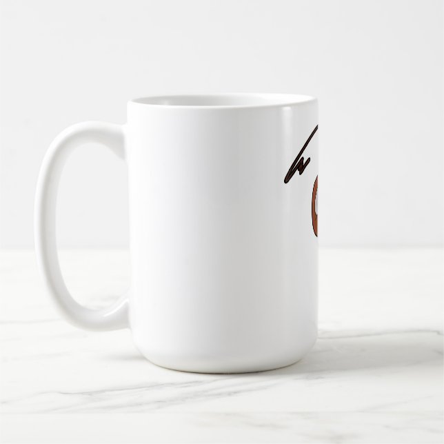 Funny Confused Roach Coffee Mug (Left)
