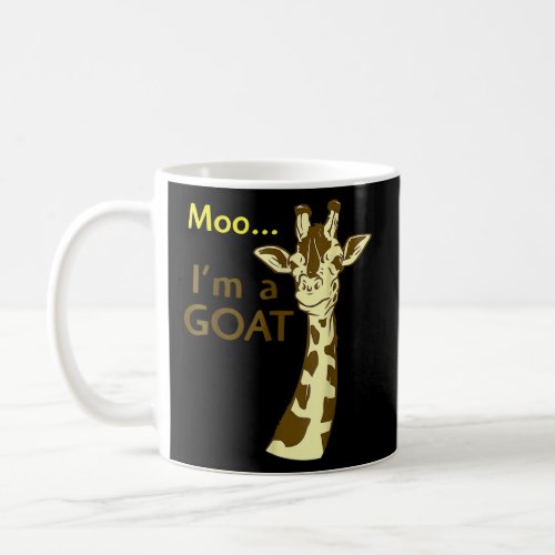Funny Confusing Giraffe Moo Im A Goat  Coffee Mug