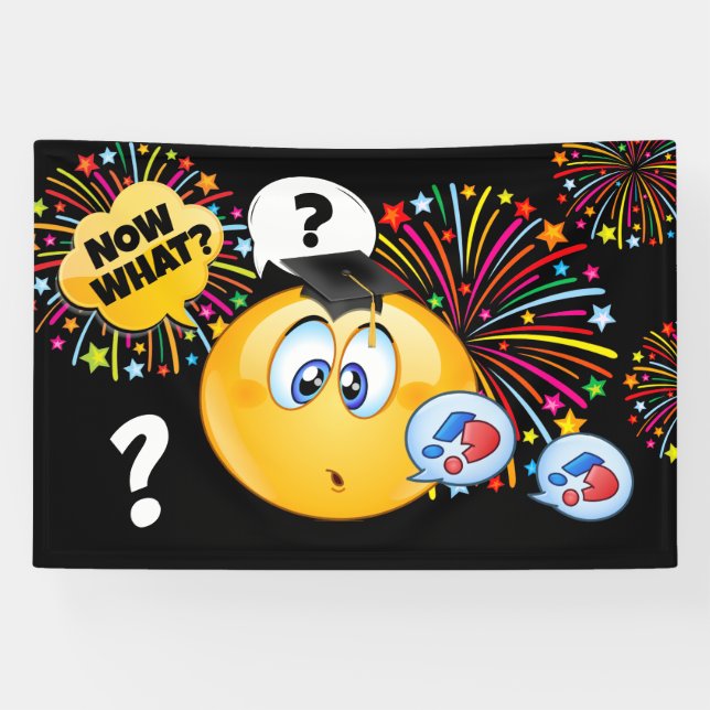 FUNNY Congrats Graduation Banner (Horizontal)