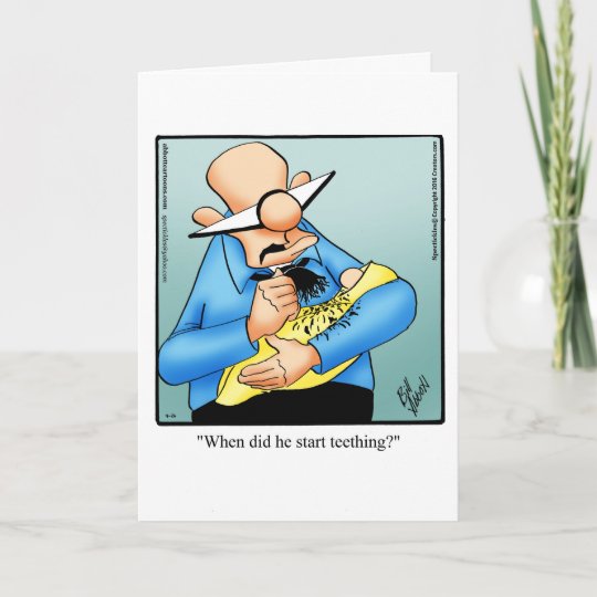 Funny Congratulations Baby Boy Card "Spectickles"