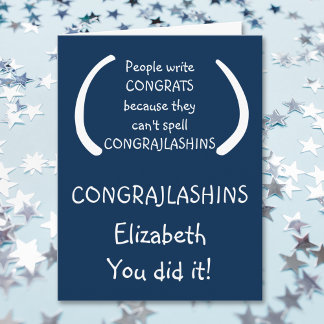 Funny Congratulations Graduate Graduation Day BIG Card