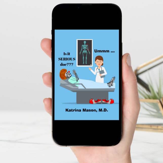 Funny Congratulations Graduation Radiology Degree Card (Front Digital)