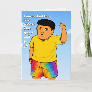 funny congratulations on achievement card