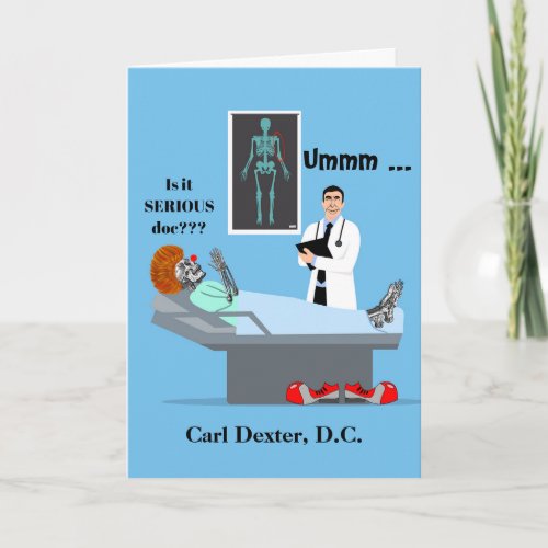 Funny Congratulations on Chiropractic Degree Card