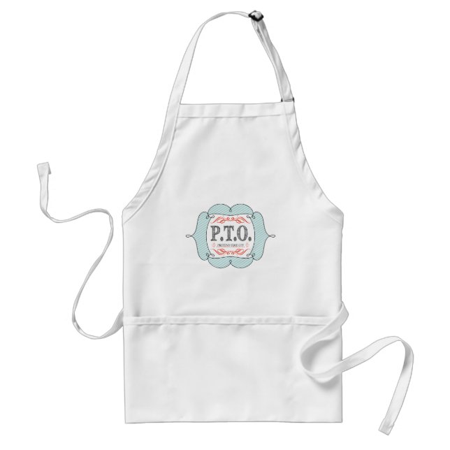 Funny Congratulations Promoted to Pretend Time Off Adult Apron (Front)